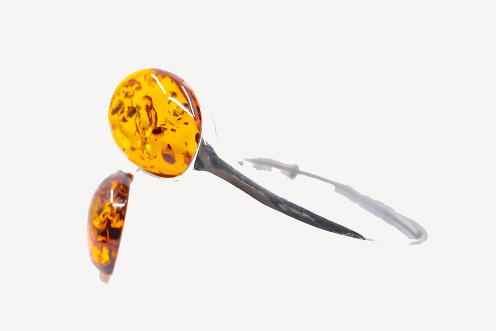Statement Amber Torque Bangle