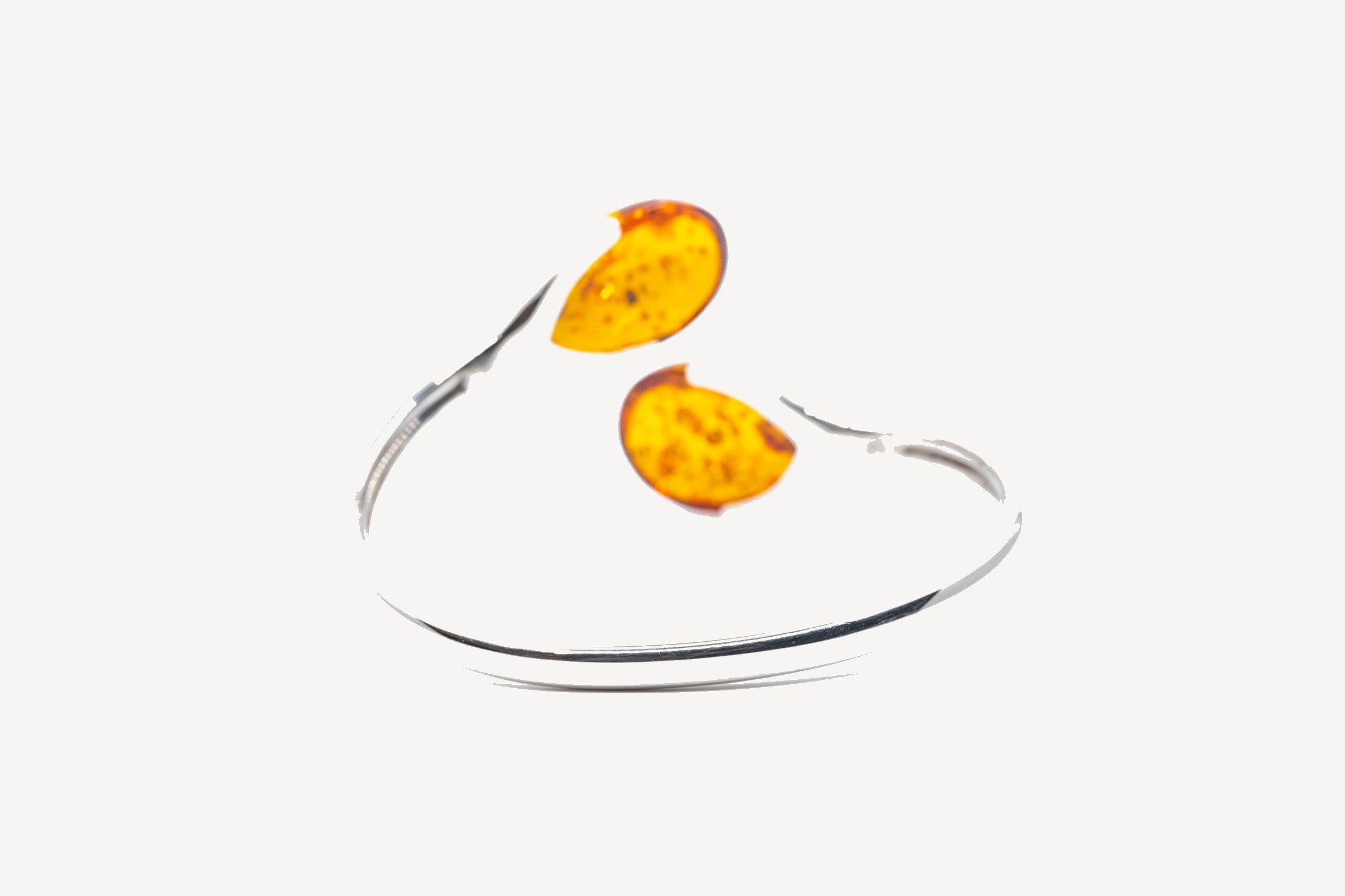 Statement Amber Torque Bangle