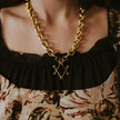 The Obsidian Marrow Necklace Gold