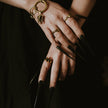 Gold The Tethered Remains Bone Ring