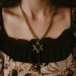 The Obsidian Marrow Necklace Gold