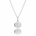 Klassieke Tiny Sint Christoffel Ketting Sterling Zilver 10 mm