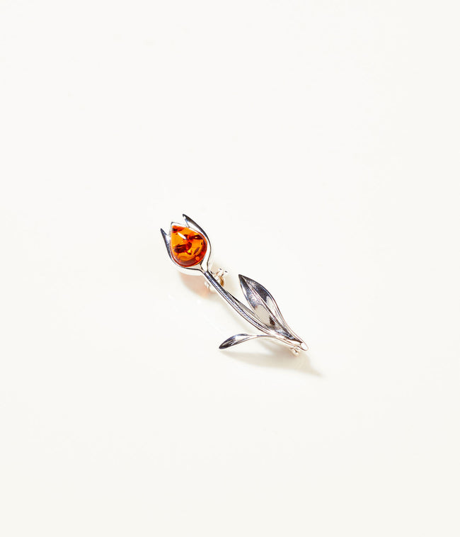 Tulpen-Bernsteinbrosche