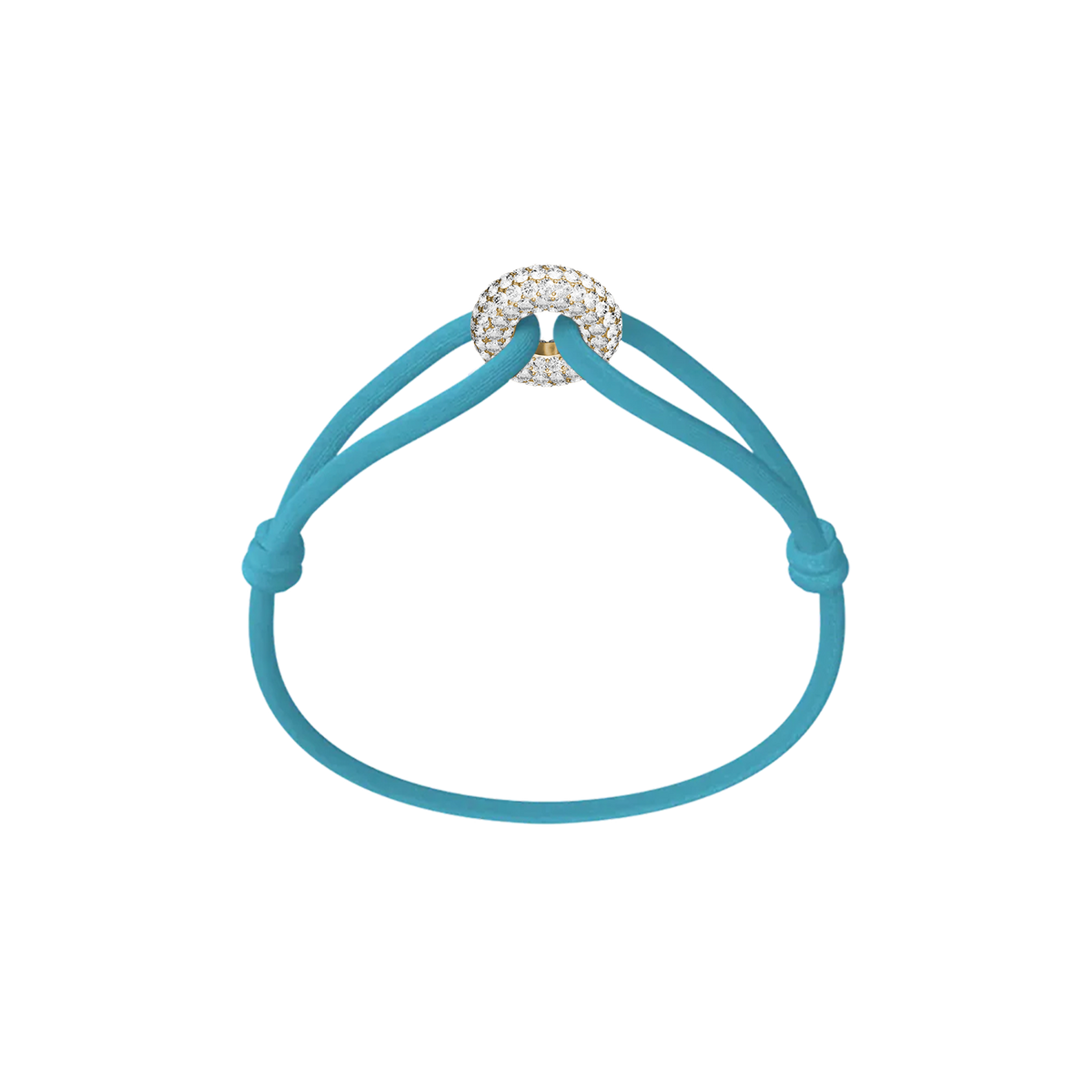 Golden Soho Pavé Cord Bracelet