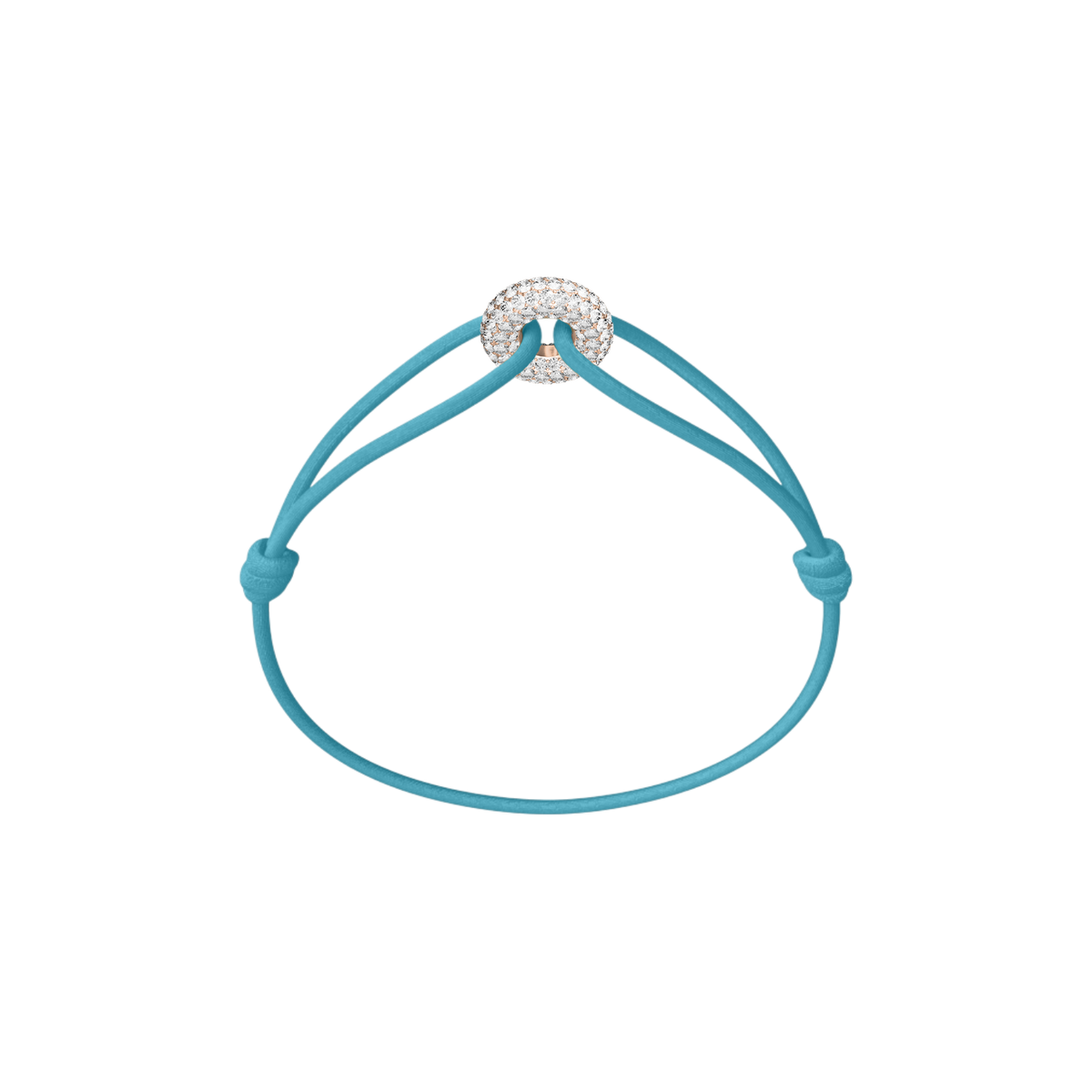 Mini Rose Soho Pavé Cord Bracelet