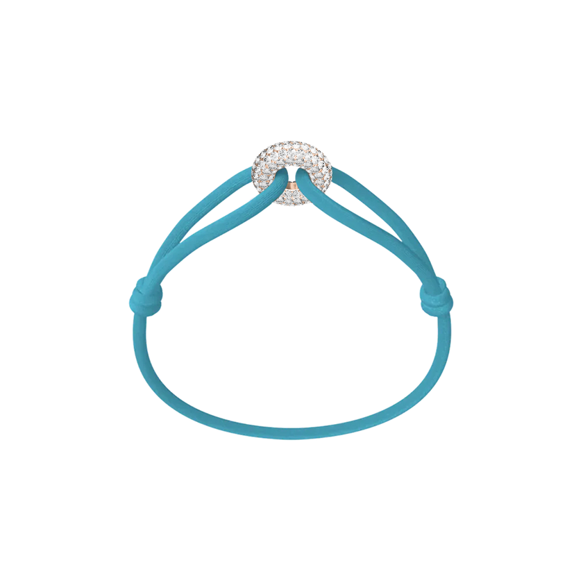 Rose Soho Pavé Cord Bracelet