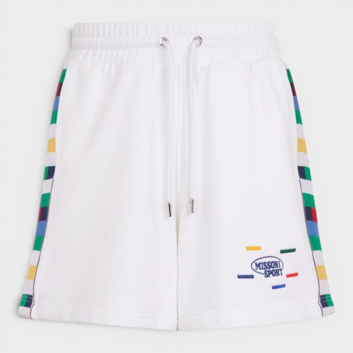 Logo Jersey Shorts White