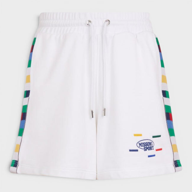 Logo Jersey Shorts White