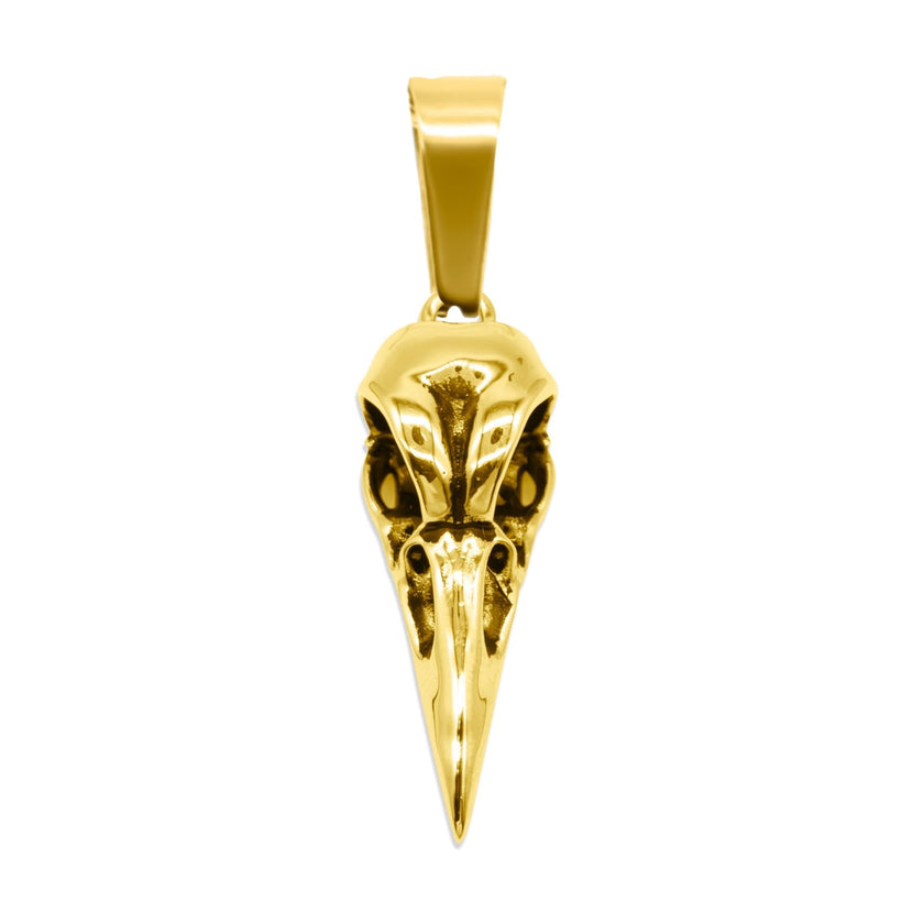 Breloque Corbeau en Or Charm Coven