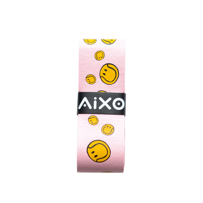 Aixo Smiley Ball Dry Overgrip Rosa