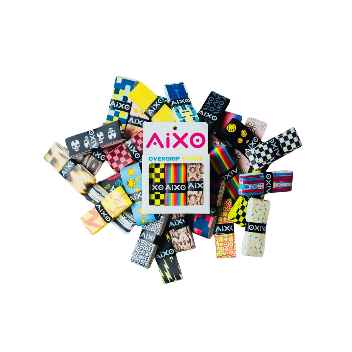 Aixo Glitch Tacky Overgrip Rosa