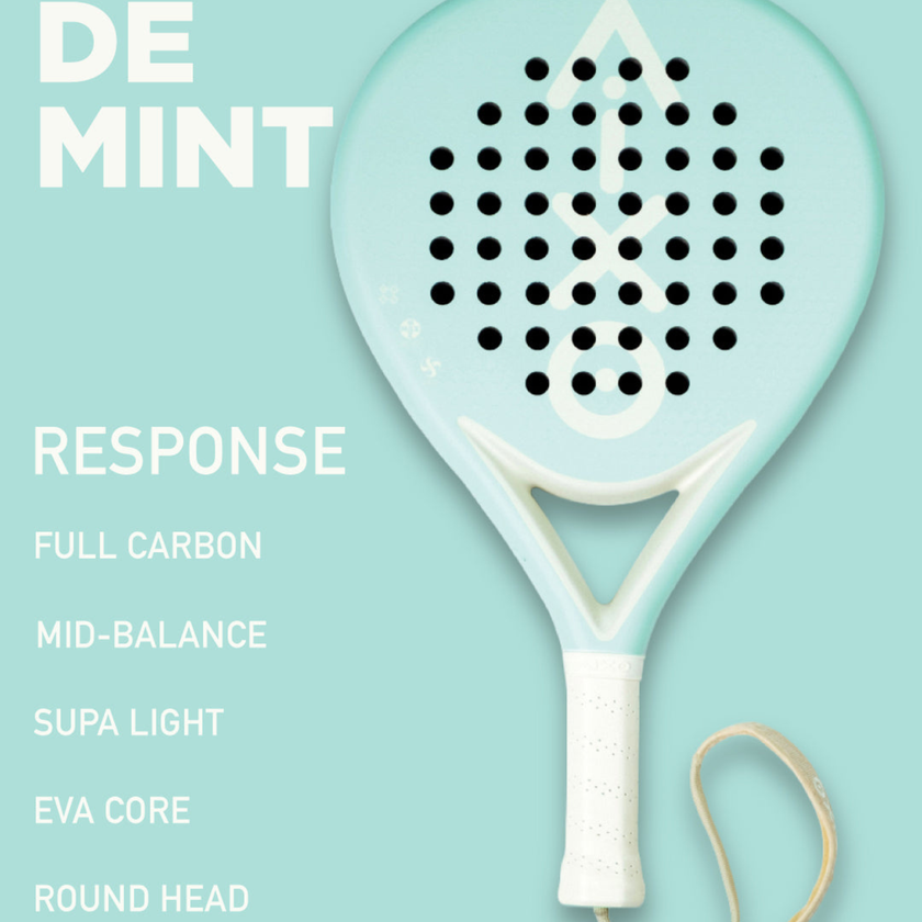 Aixo Pastel de Mint Ghost Padelbat - Fuld Carbon - RL-B09