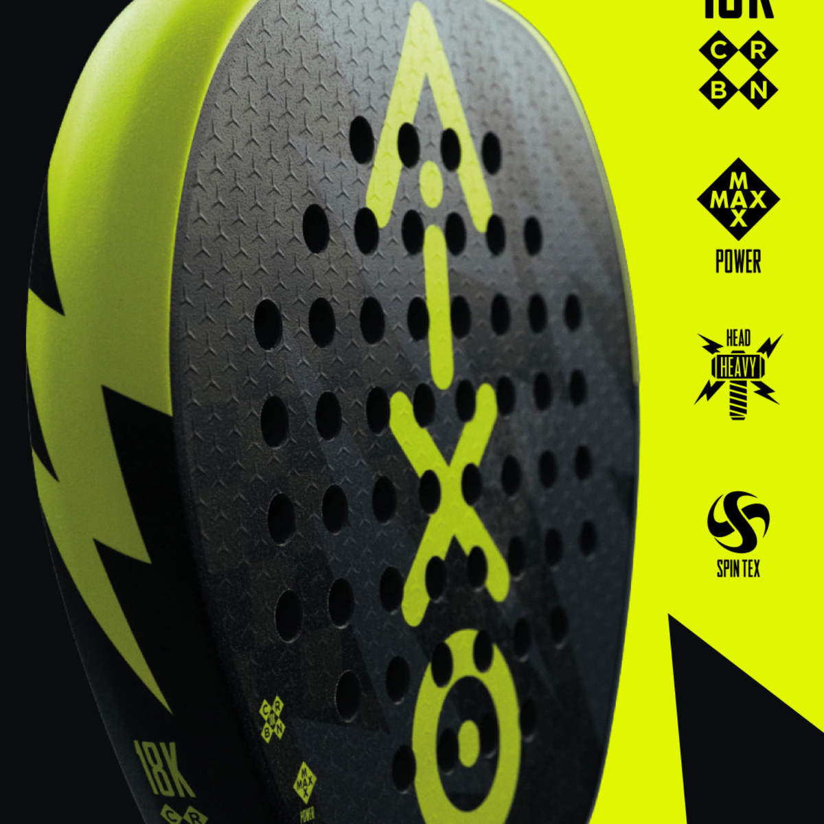 Aixo Insane Bolt Padelbat 18k Carbon RL-B12