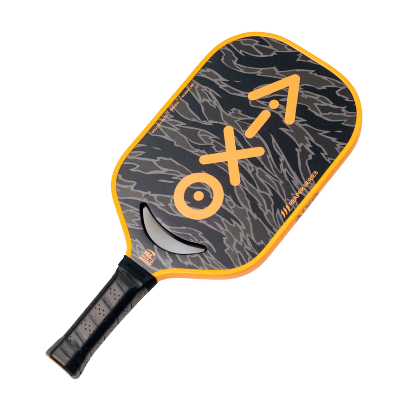 Aixo P14C Reaper Series Tiger King 18K Raw Carbon Pickleball-bat