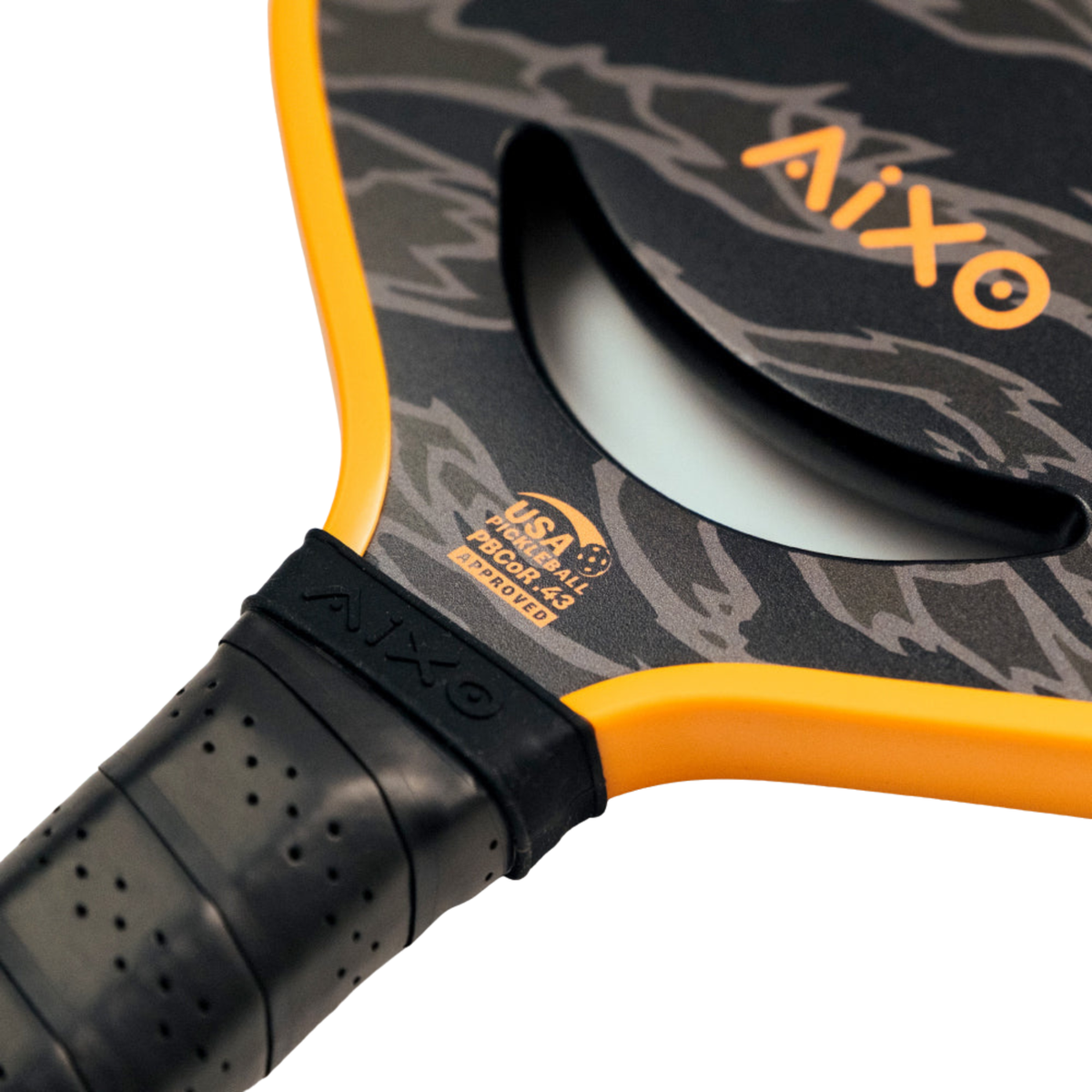 Aixo P14C Reaper Series Tiger King 18K Raw Carbon Pickleball-bat