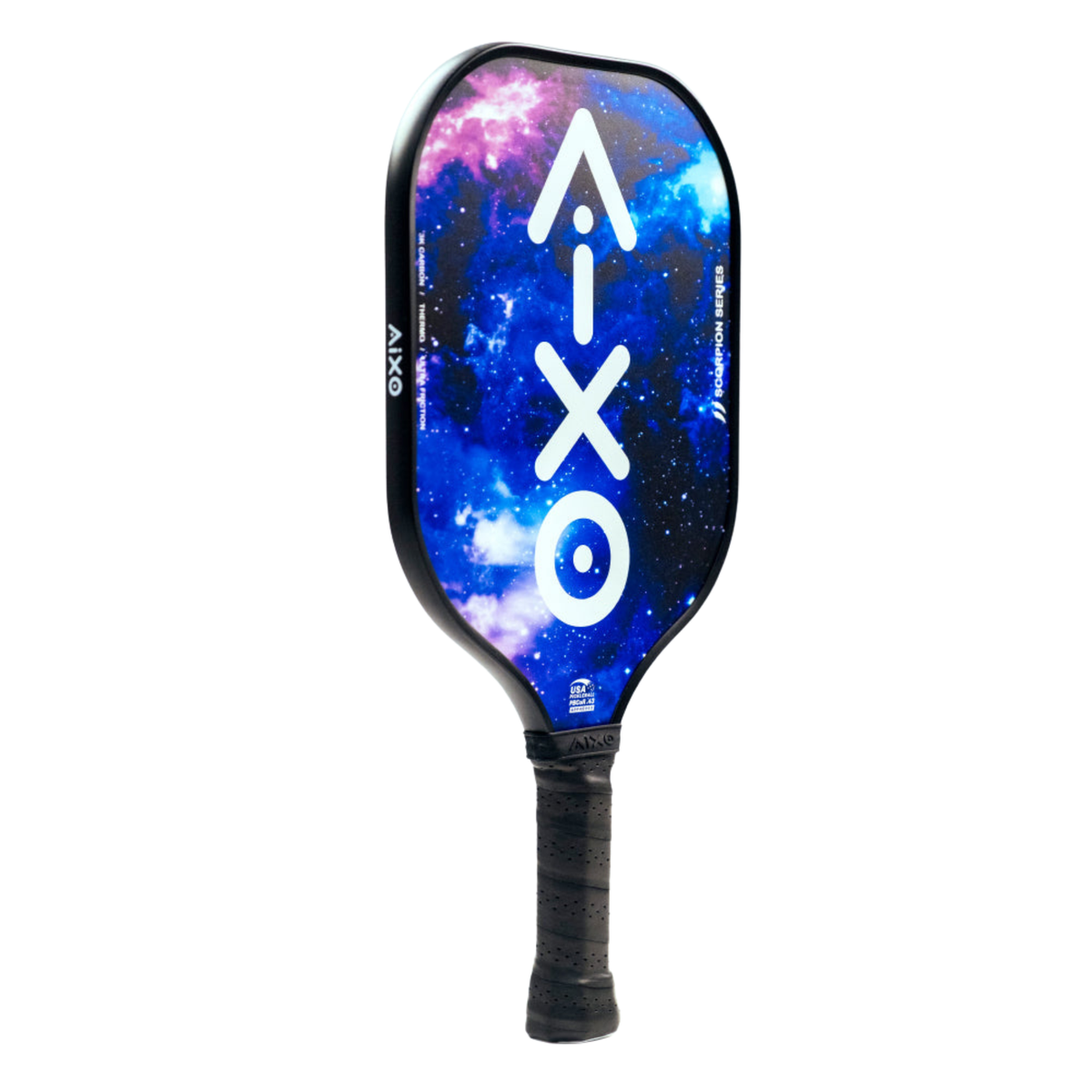 Aixo P11A Scorpion Series Spaceballs 3K Raw Carbon Pickleball-racket