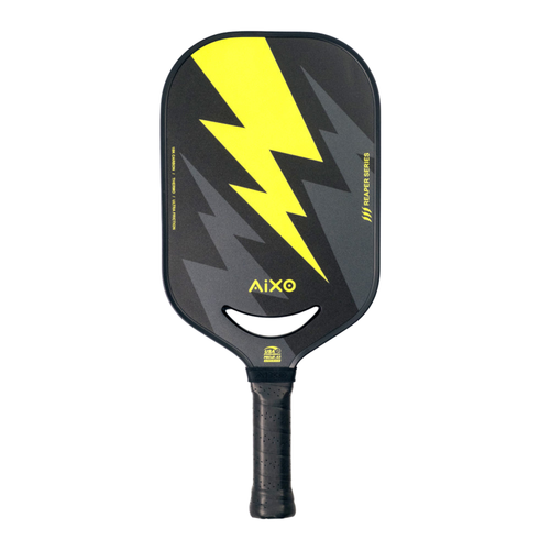Aixo P14C Reaper Series Insane Bolt 18k Raw Carbon Pickleball Paddle