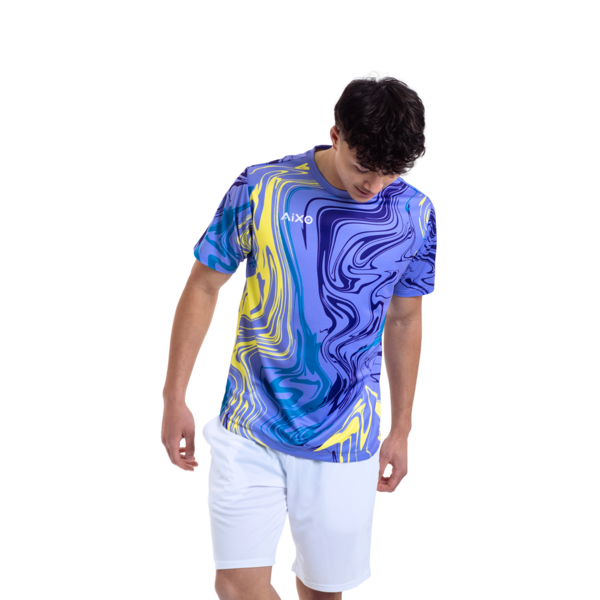 Camiseta de hombre Aixo Chrome Grafito