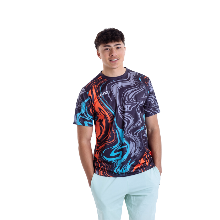 Camiseta de hombre Aixo Chrome Grafito