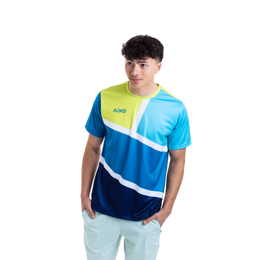 Aixo Court T-shirt til mænd i grafit