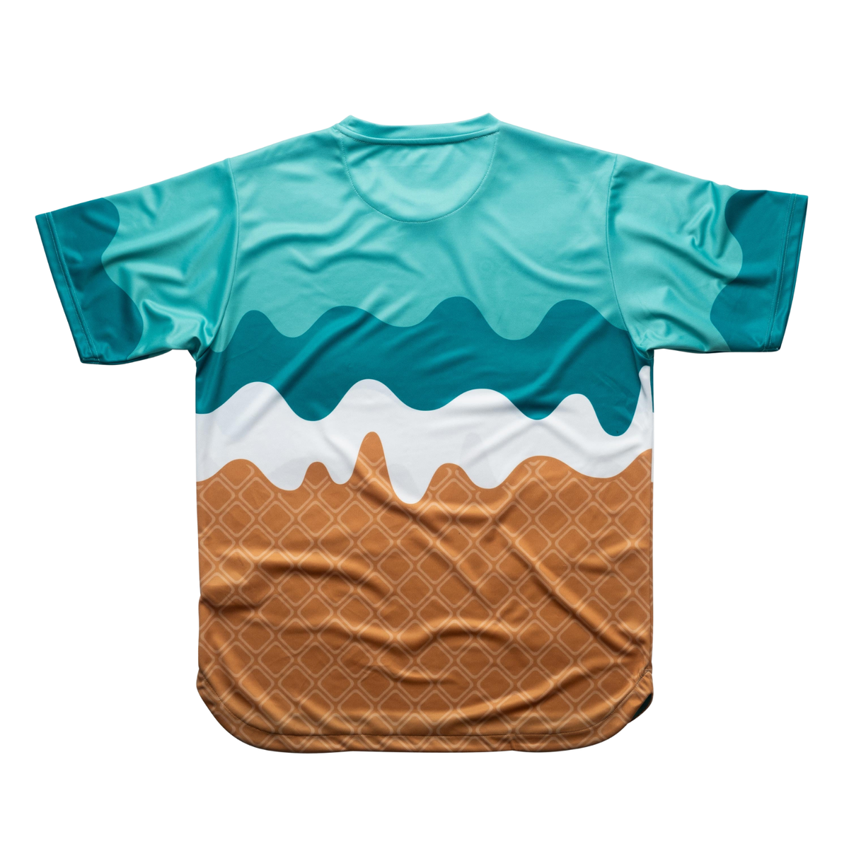Aixo Sundae Mens T Shirt Vanilla Raspberry Chocolate
