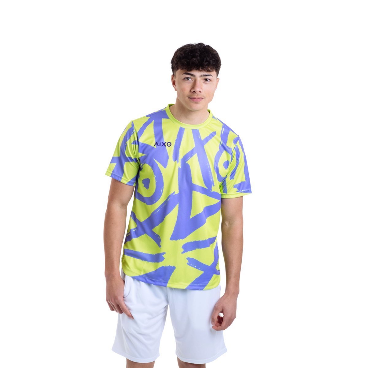 Camiseta Aixo para hombre de color lima