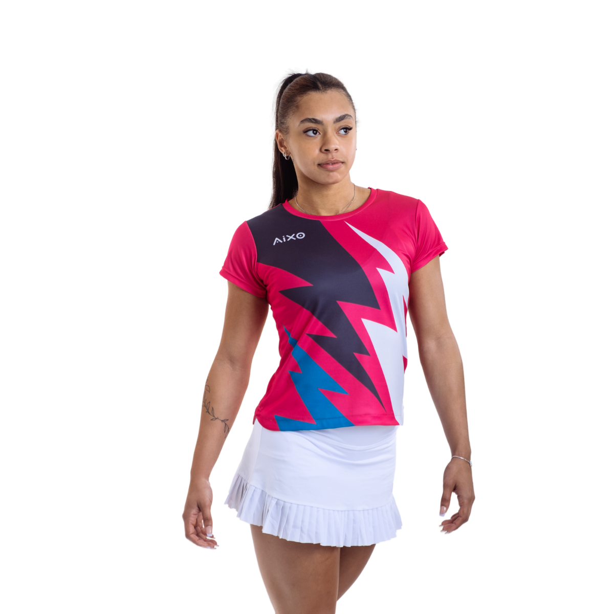 Camiseta Aixo Bolt para mujer (verde azulado)