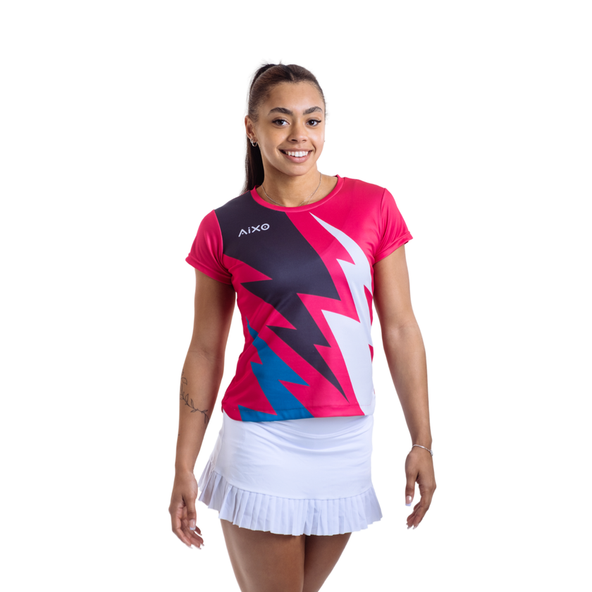 Camiseta Aixo Bolt para mujer (verde azulado)