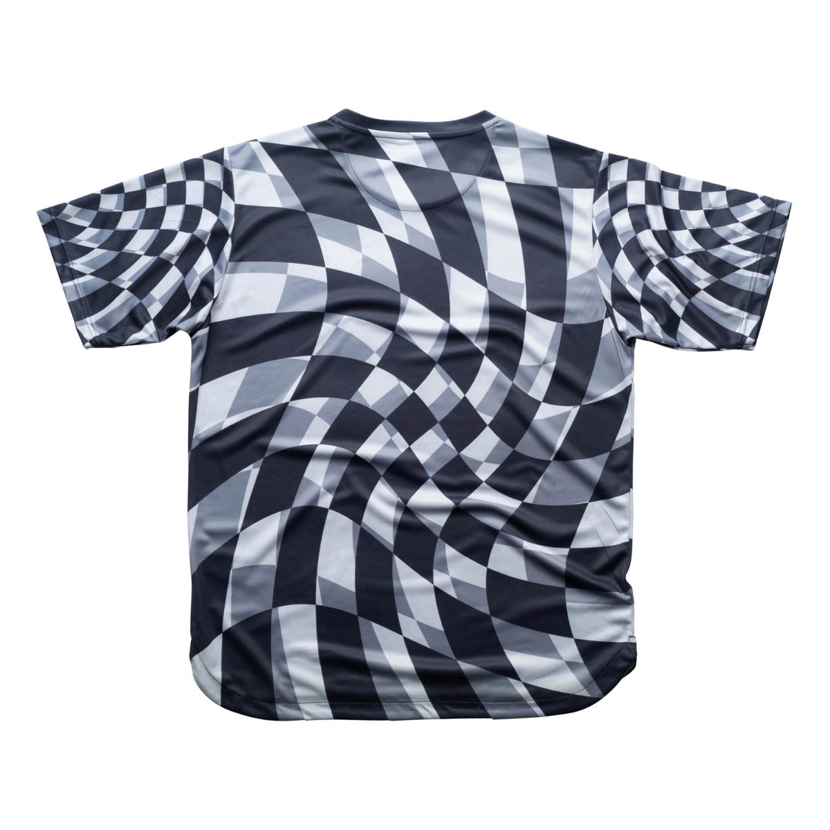 Camiseta a cuadros Aixo Checker para hombre, color lima