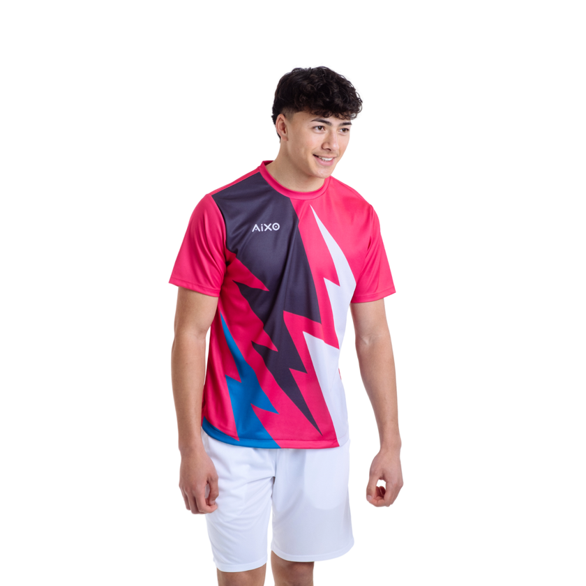 Aixo Bolt T-shirt til mænd (petroleumsblå)