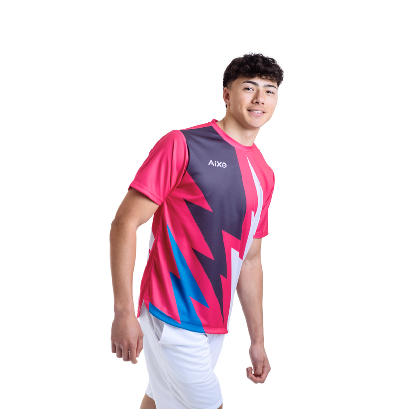 Aixo Bolt T-shirt til mænd (petroleumsblå)