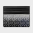 Logo Tall Card Case Cooper Black Multi