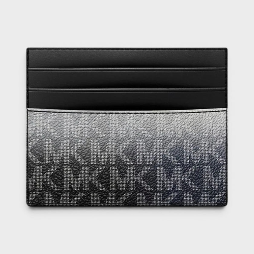 Logo Tall Card Case Cooper Black Multi