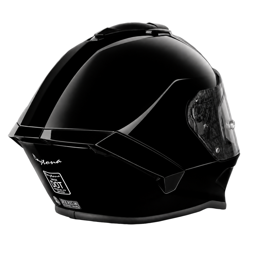 D.O.T. & ECE Daytona Viper- Hi-Gloss Black