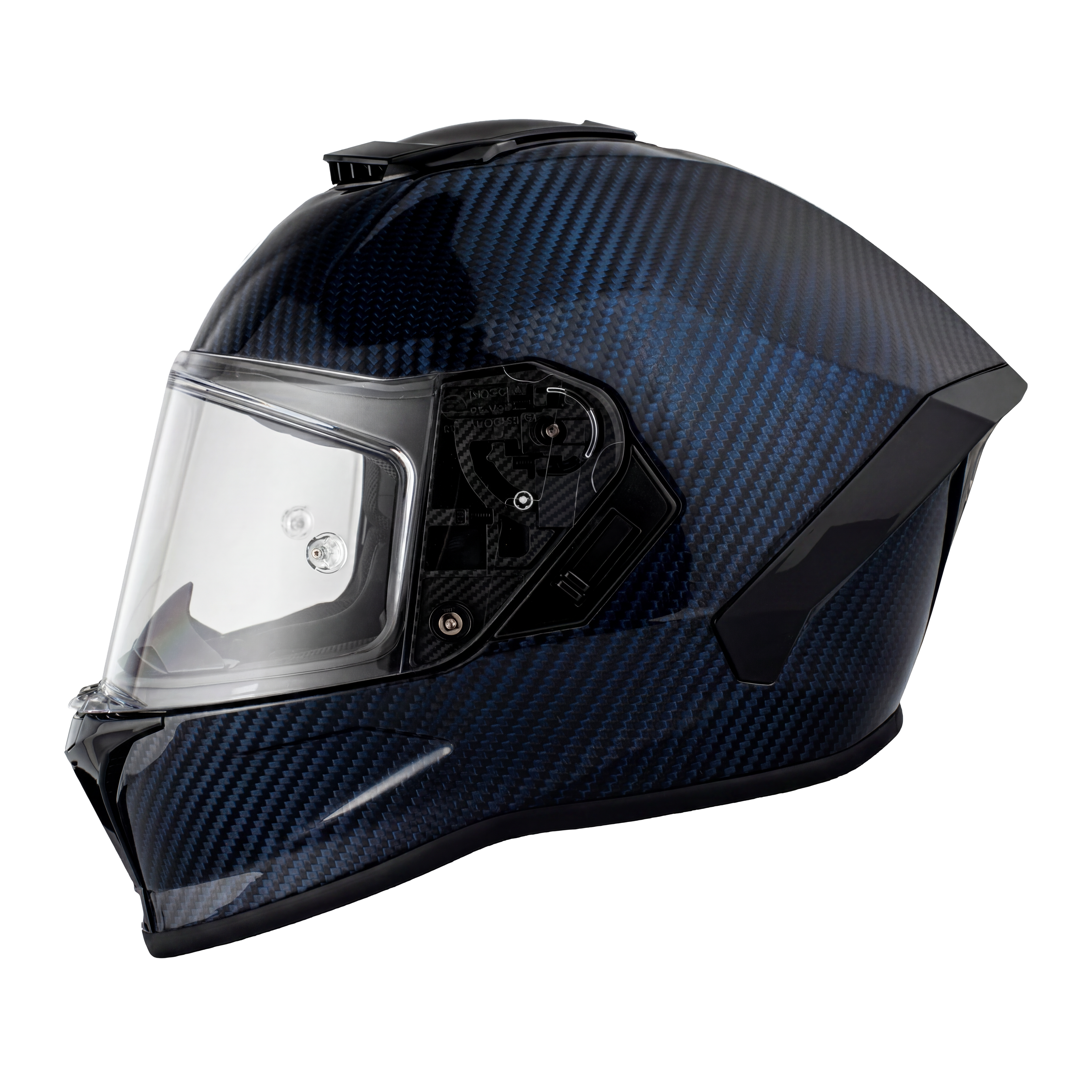 D.O.T. & ECE Daytona Viper- Blue Carbon Fiber