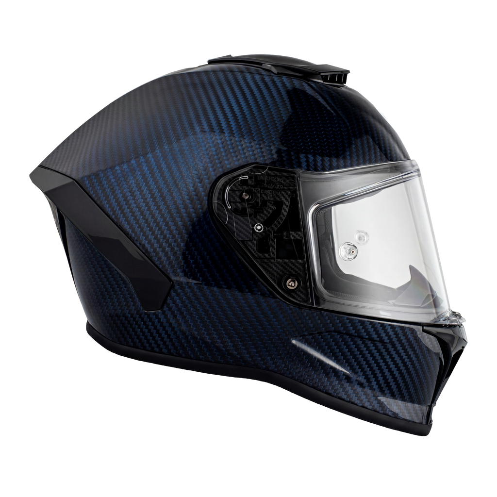 D.O.T. & ECE Daytona Viper- Blue Carbon Fiber
