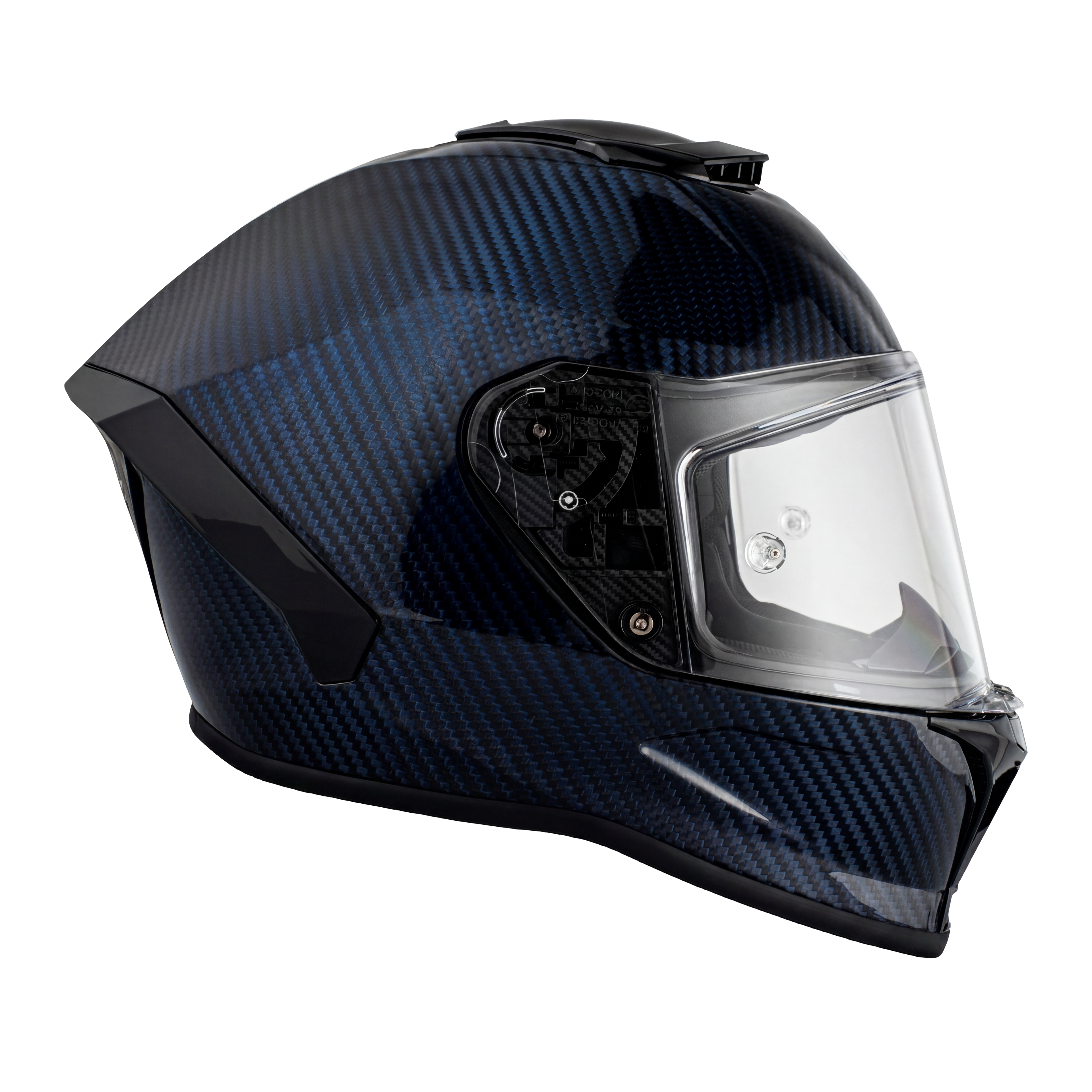 D.O.T. & ECE Daytona Viper- Blue Carbon Fiber
