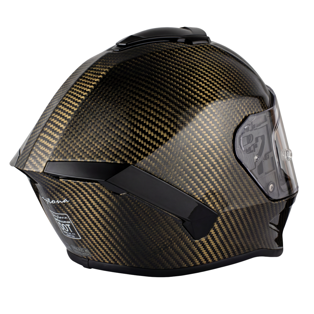 D.O.T. & ECE Daytona Viper- Gold Carbon Fiber