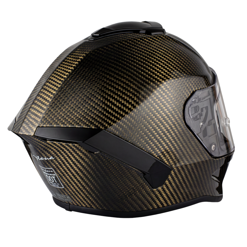 D.O.T. & ECE Daytona Viper- Gold Carbon Fiber