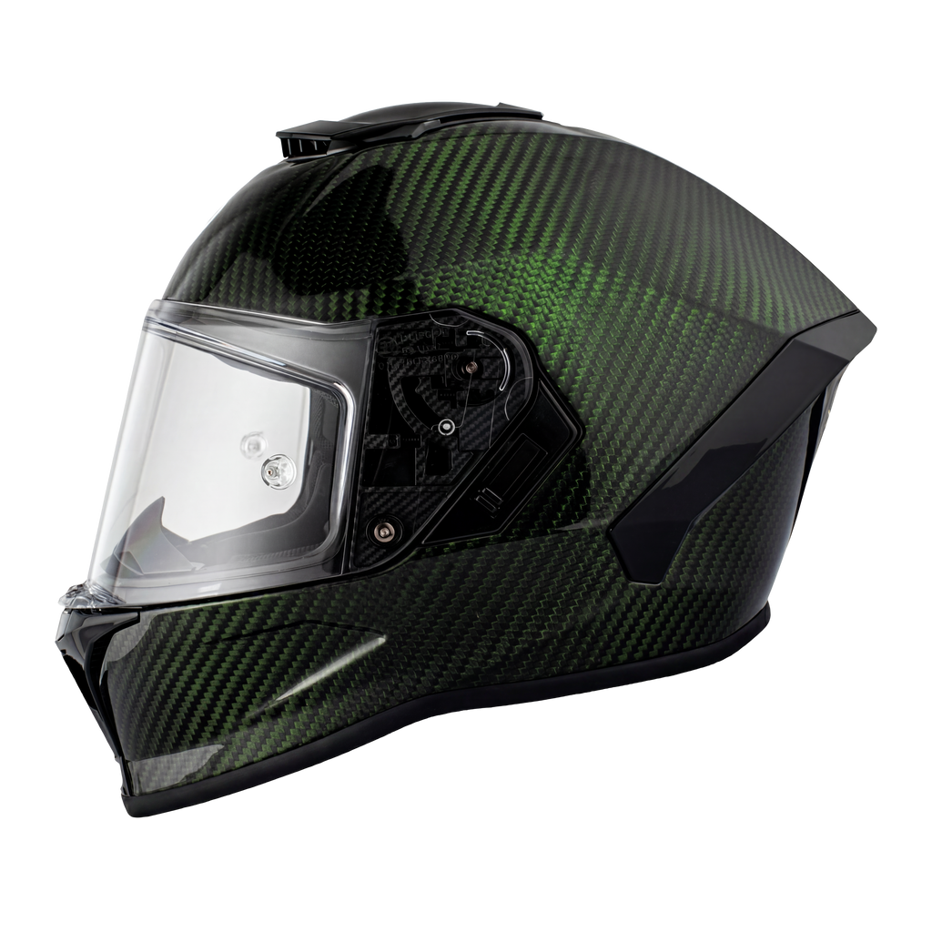 D.O.T. & ECE Daytona Viper- Green Carbon Fiber