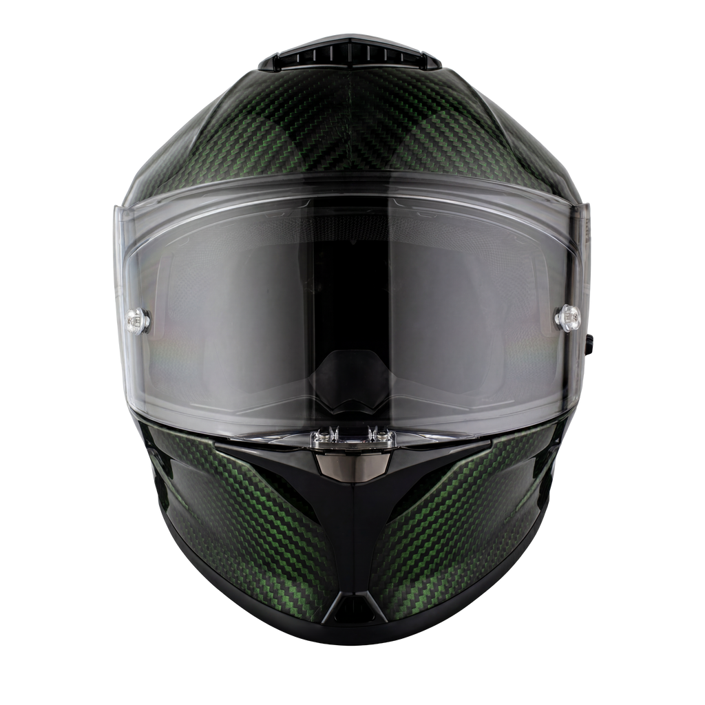 D.O.T. & ECE Daytona Viper- Green Carbon Fiber