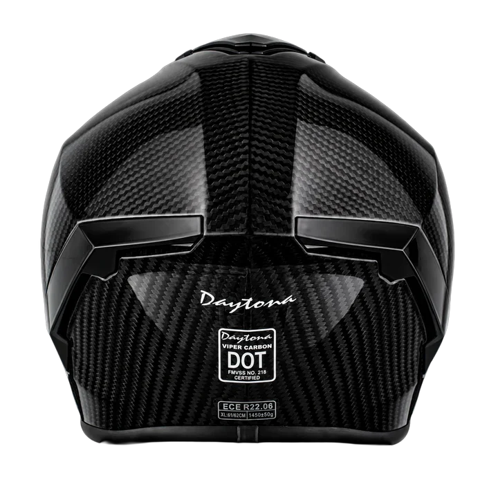 D.O.T. & ECE Daytona Viper- Grey Carbon Fiber