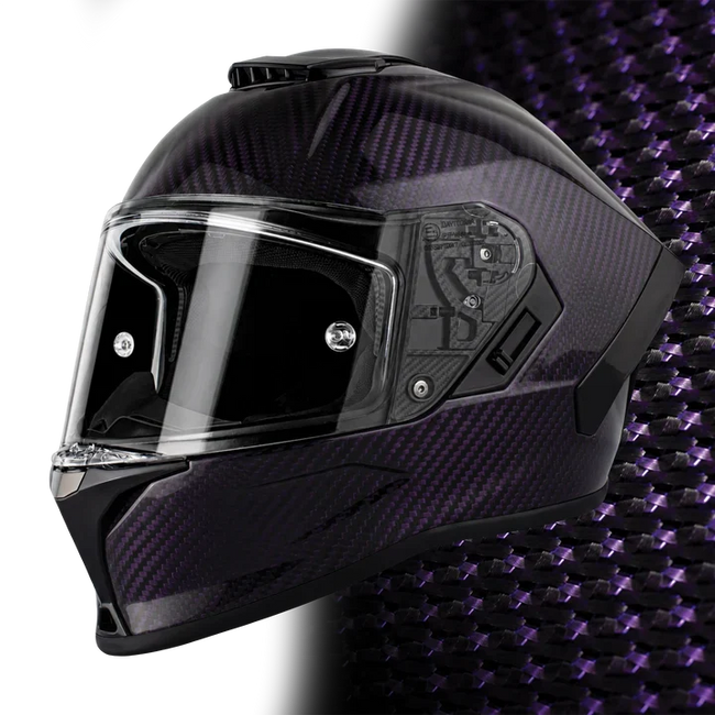 D.O.T. & ECE Daytona Viper- Purple Carbon Fiber