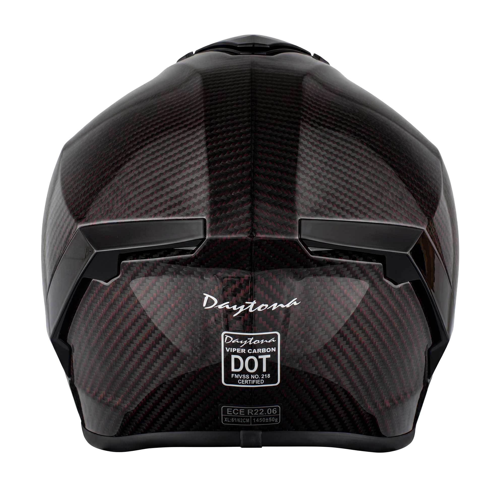 D.O.T. & ECE Daytona Viper- Red Carbon Fiber