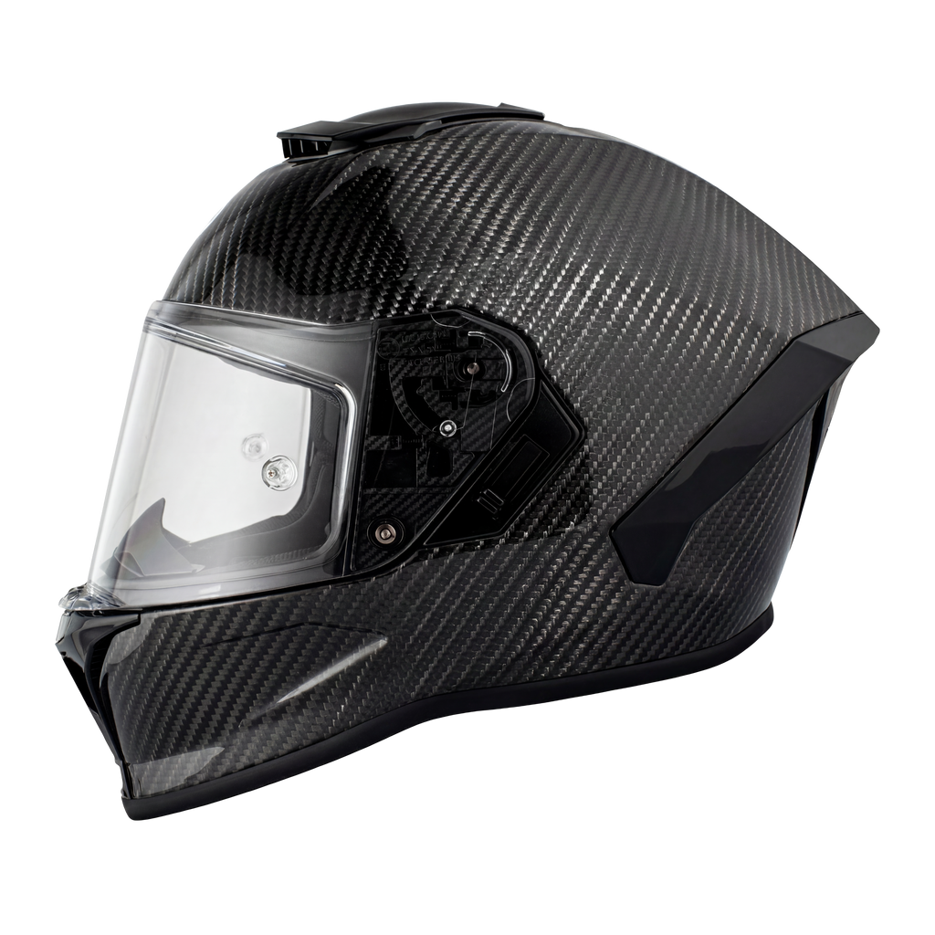 D.O.T. & ECE Daytona Viper- Silver Carbon Fiber