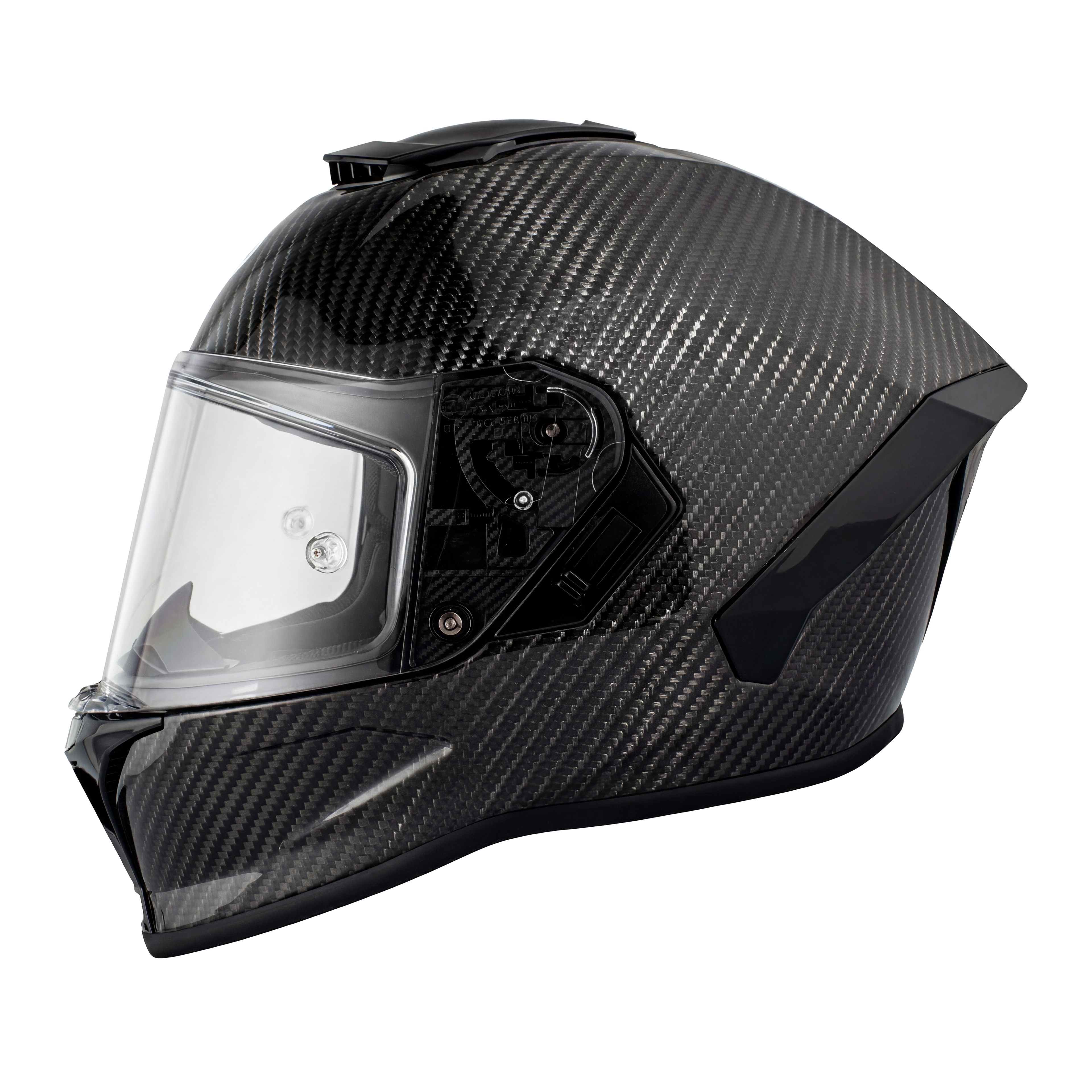 D.O.T. & ECE Daytona Viper- Silver Carbon Fiber