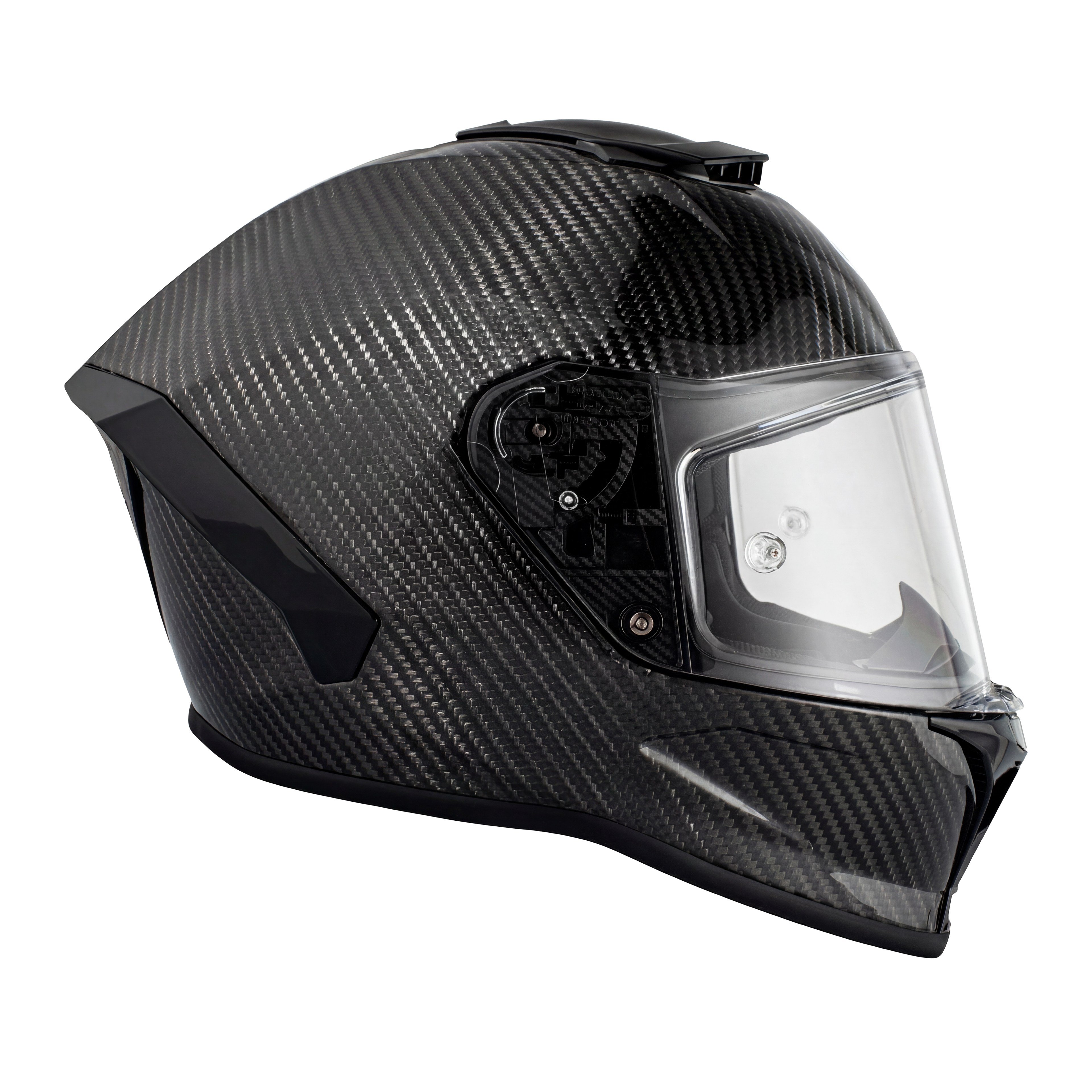 D.O.T. & ECE Daytona Viper- Silver Carbon Fiber