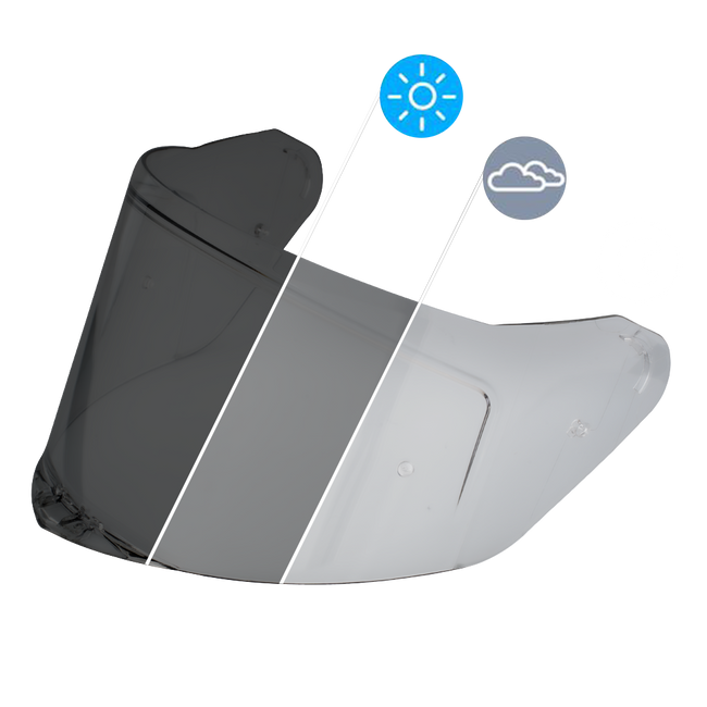 Daytona Viper Shield Outer- Photochromic Smoke