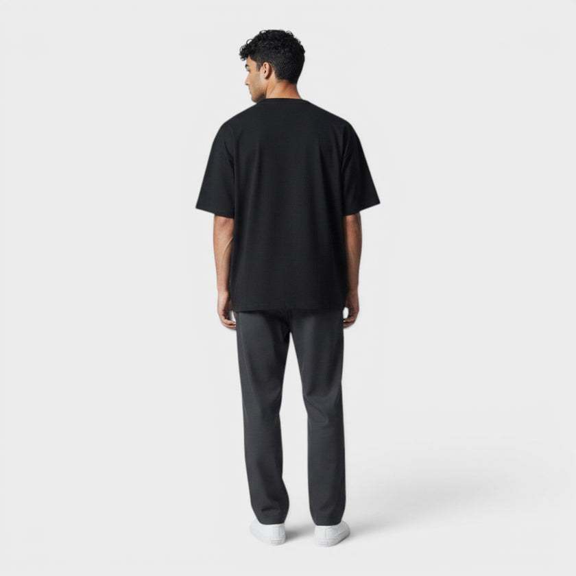 Logo Sport Crewneck T-Shirt Black