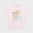Manga Tennis Ball Printed T-Shirt Pale Pink